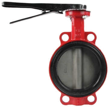 Затвор дисковый поворотный ABRA Ду300 Ру16 BUV-VF866D, межфланцевый, корпус - чугун, диск - нержавеющая сталь, рукоятка, EPDM в Омске