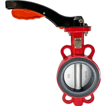 Затвор дисковый поворотный REON Ду150 Ру16 EPDM RSV84RED корпус - чугун, диск - нержавеющая сталь, рукоятка в Омске